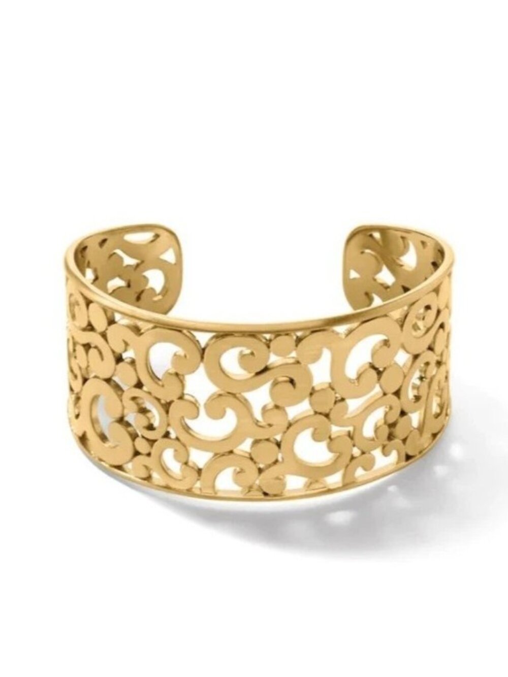 Brighton Contempo Wide Cuff Bracelet Style JF0118 GOLD